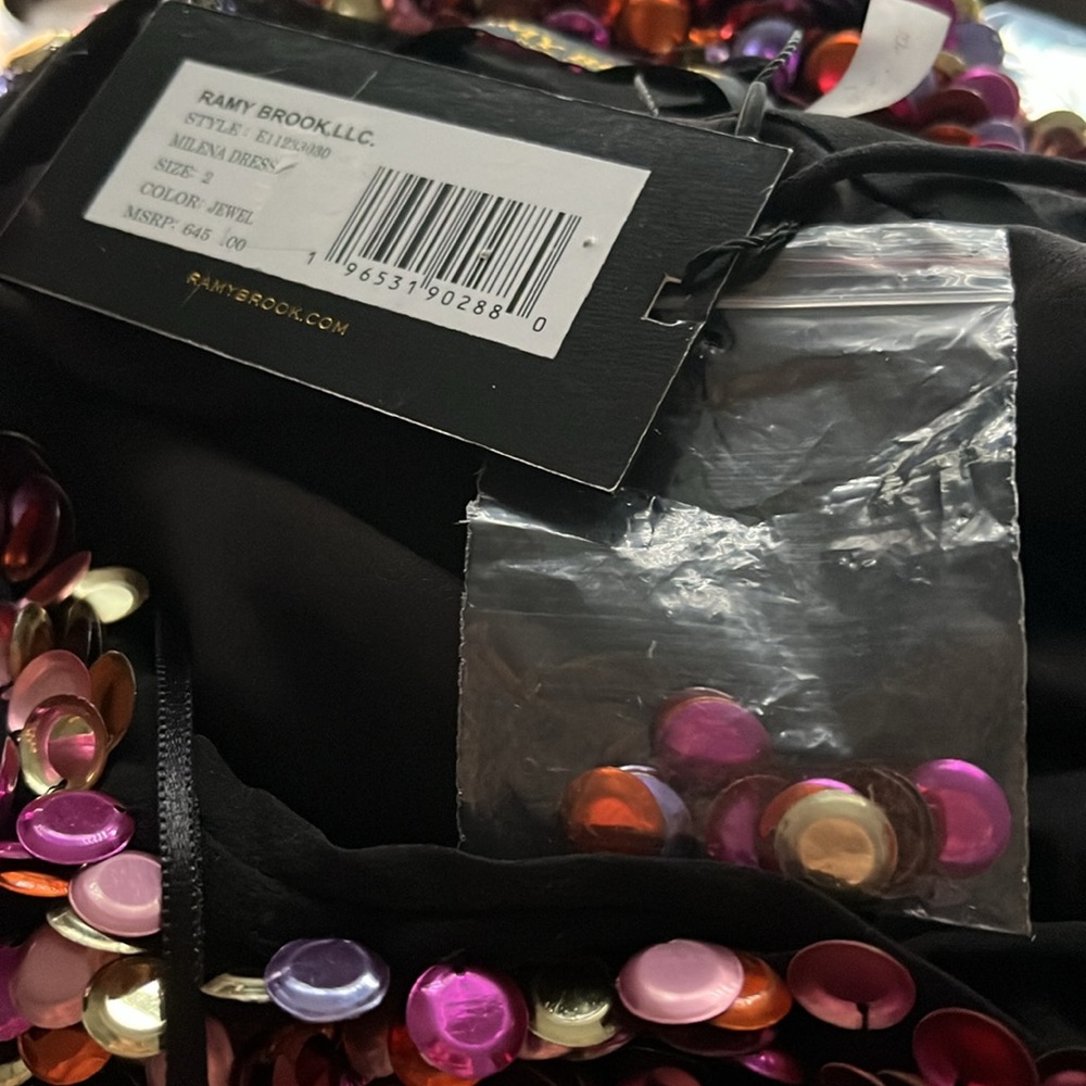 NWT | Ramy Brook Milena Sequin Mini | Sz 2 - Picture 9 of 9